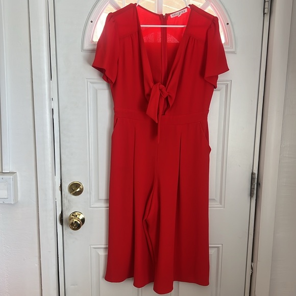 Lola Grace Red Cutout Romper - Picture 3 of 7